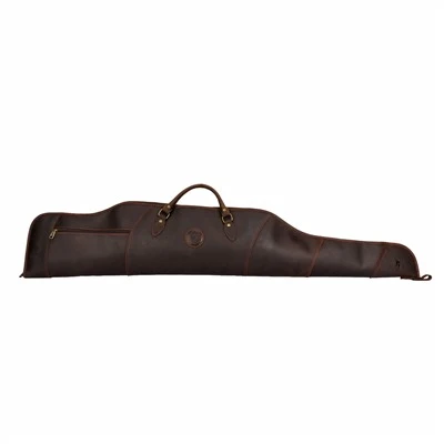 Genuine Leather Rifle Scoped Gun Slip